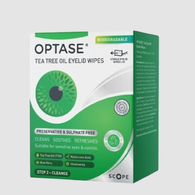 Optase TTO Eye Lid Wipe